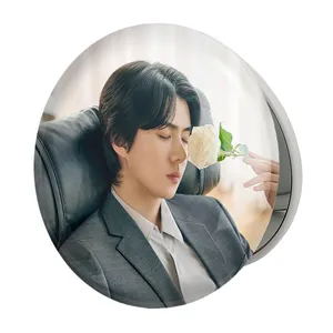 آینه جیبی خندالو طرح سهون گروه اکسو EXO مدل تاشو کد 13474 