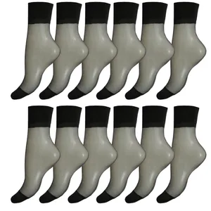 جوراب زنانه مونیل مدل ساده شیشه‌ای