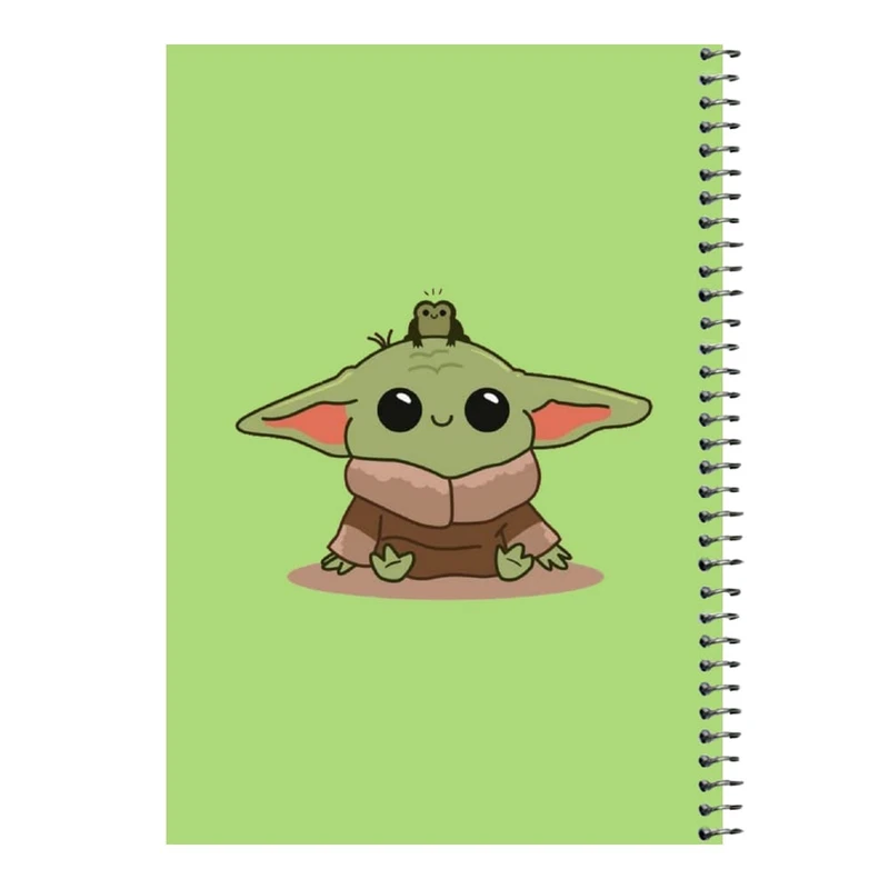 دفتر مشق 80 برگ اس جی مدل بیبی یودا کد۱۸  