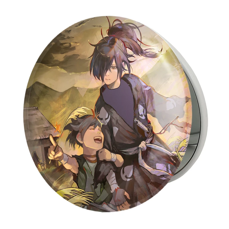 آینه جیبی خندالو طرح هیاکیمارو و دورورو انیمه دورور مدل تاشو کد 33608