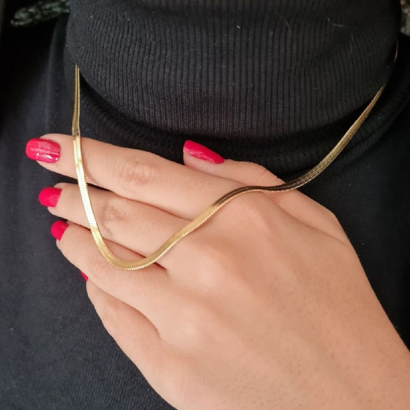 زنجیر زنانه مدل ماری کد 800 زنجیر زنانه مدل ماری کد 800