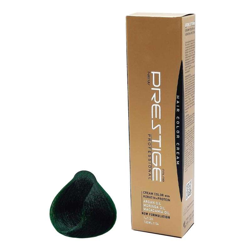 واریاسیون نیو پرستیژ کالر شماره 002 حجم 120 میلی لیتر رنگ سبز ضد قرمزی