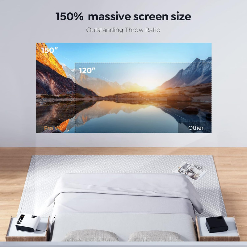 ویدئو پروژکتور یابر مدل Pro v8