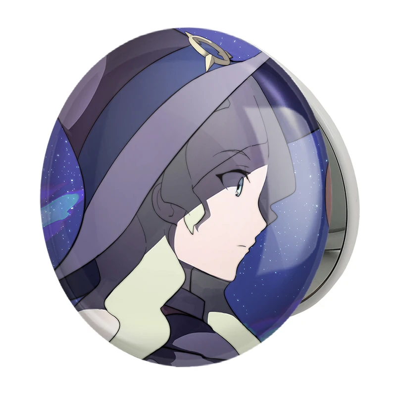 آینه جیبی خندالو طرح دیانا انیمه جادوگران کوچک Little Witch Academia مدل تاشو کد 22877 