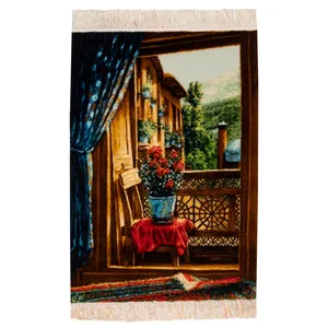  فرش دستباف دیوارکوب سی پرشیا مدل منظره ماسوله کد 902787