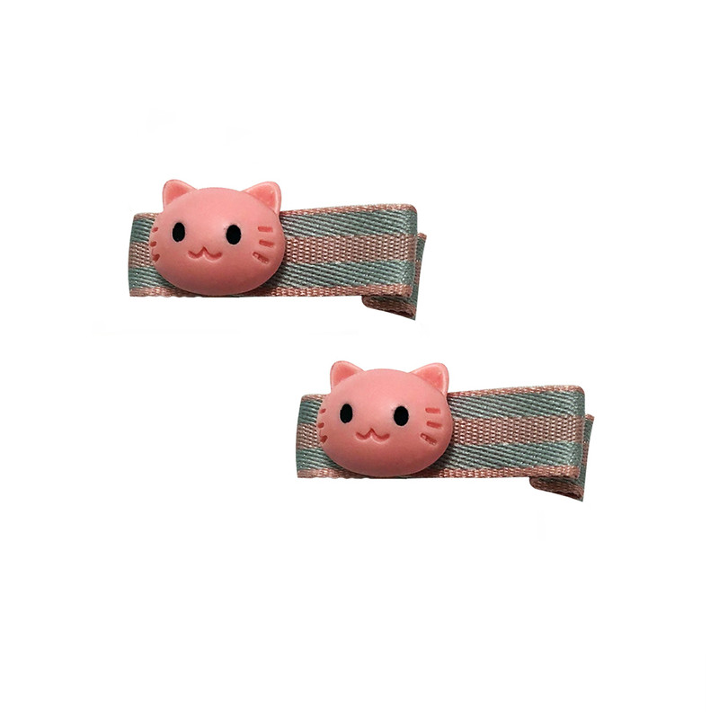 گیره مو زنانه مدل گربه کد x-215 مجموعه 2 عددی