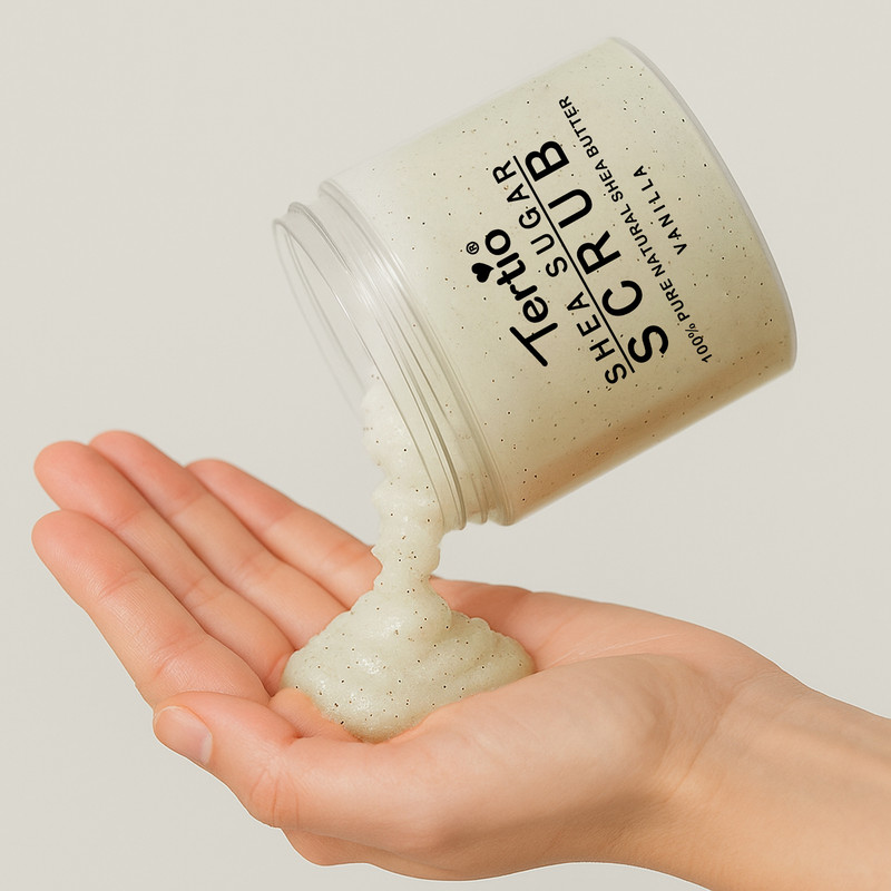 اسکراب لایه بردار پوست ترتیو مدل وانیل شی باتر وزن 320 گرم