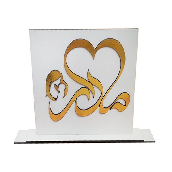 استند رومیزی تزیینی مدل روز مادر کد co374 مجموعه دو عددی