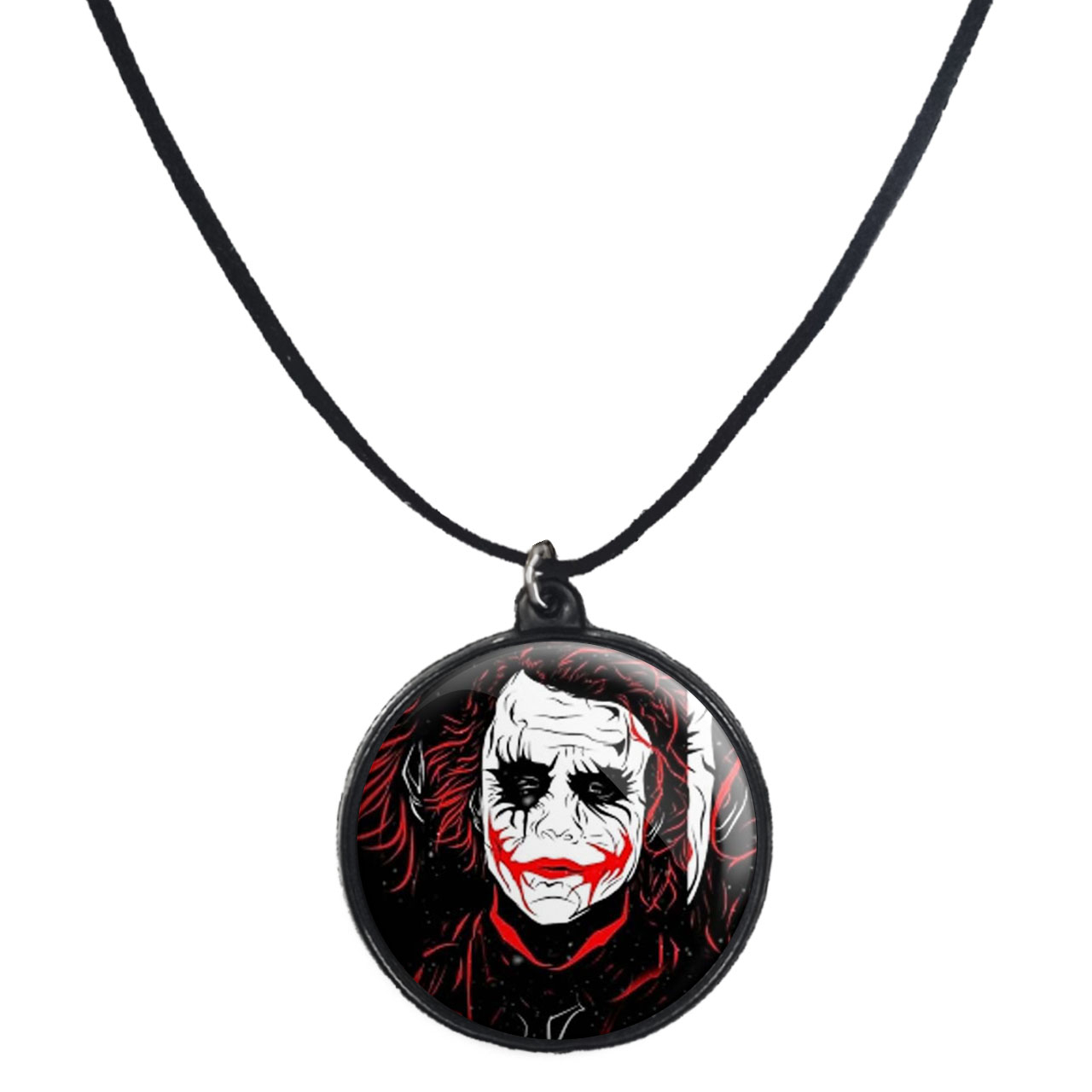 گردنبند پرمانه طرح جوکر کد pmb.364 مدل دو طرفه