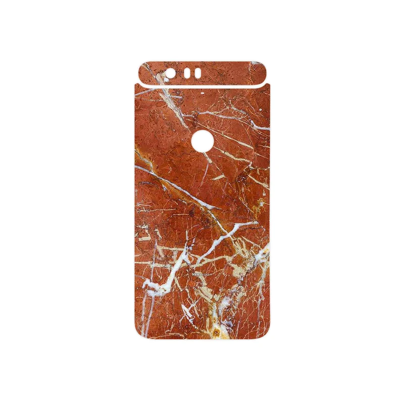 برچسب پوششی ماهوت مدل Red Marble مناسب برای گوشی موبایل گوگل Nexus 6P