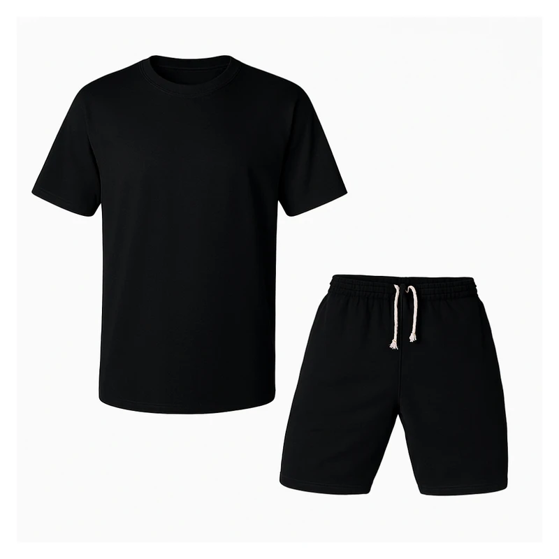 ست تی‌شرت آستین کوتاه و شلوارک ورزشی مردانه مدل Xp123