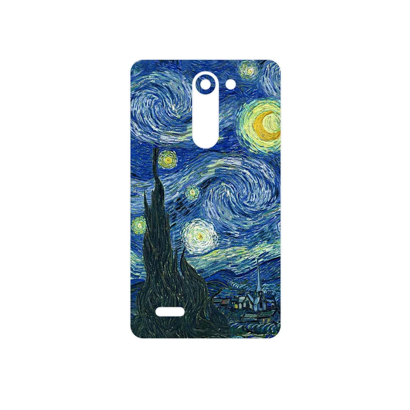برچسب پوششی ماهوت مدل The Starry Night of van Gogh مناسب برای گوشی موبایل ال جی L Bello