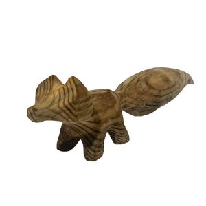 مجسمه چوبی مدل روباه ساده