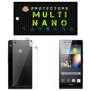 Multi Nano X-SFT Screen Protector For Huawei Ascend P6 with back skin