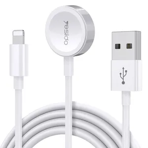 کابل تبدیل USB به لایتنینگ/شارژر مغناطیسی یسیدو مدل CA70 طول 1 متر