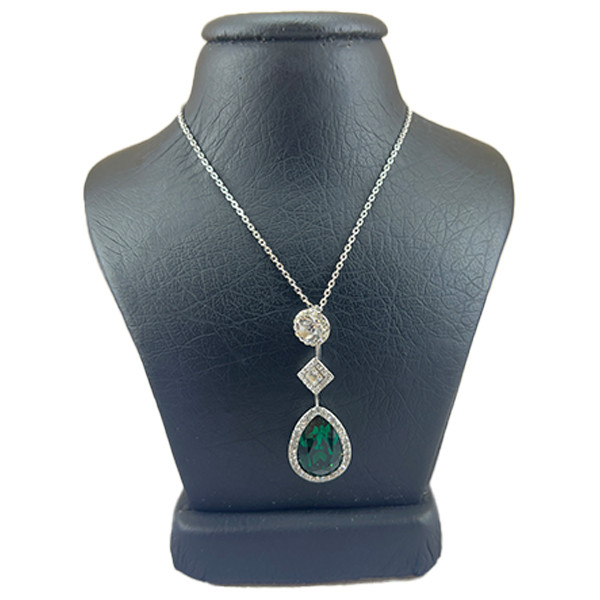گردنبند زنانه سواروسکی مدل جواهر طرح اشک کد 632154621