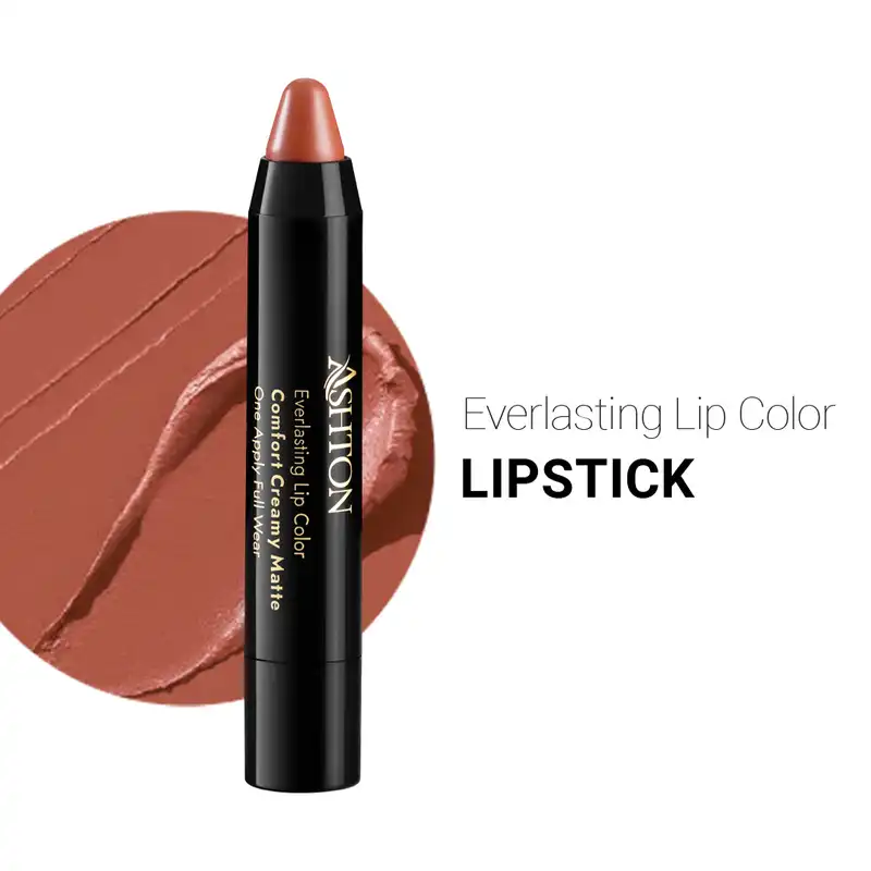 رژ لب مدادی اشتون مدل مات مخملی شماره CM03