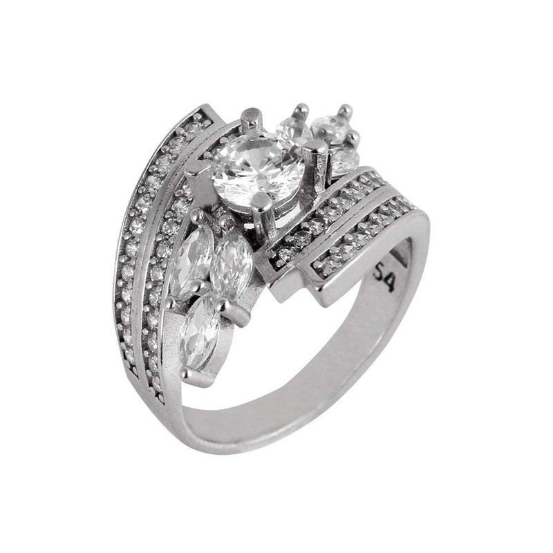 انگشتر نقره زنانه کد 80359