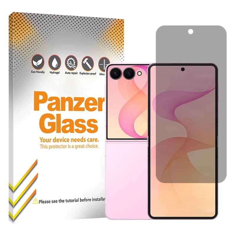 محافظ صفحه نمایش حریم شخصی پنزر گلس مدل هیدروژلی مناسب برای گوشی موبایل سامسونگ Galaxy Z Flip8