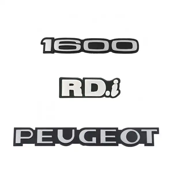 آرم صندوق عقب خودرو قطعه سازان کبیر مدل ARM-RD-516 مناسب برای پژو آر دی مجموعه 3 عددی