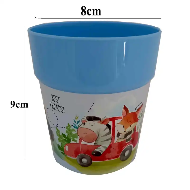 لیوان کودک مدل زرافه و حیوانات کد BEST-FRIENDS-002