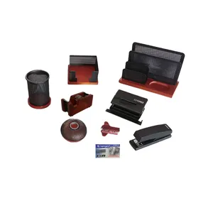 ست لوازم اداری رومیزی مدل m-09 مجموعه 9 عددی