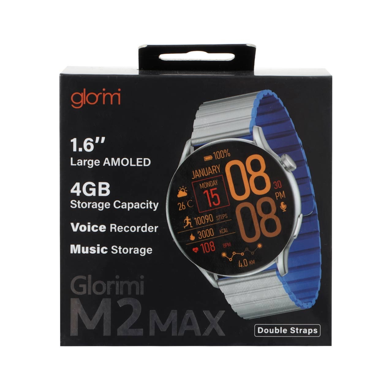 ساعت هوشمند گلوریمی مدل m2 maximum