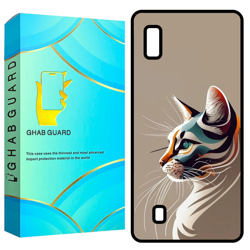 کاور قاب گارد طرح گربه مدل GCHPA10 مناسب برای گوشی موبایل سامسونگ Galaxy A10 / M10