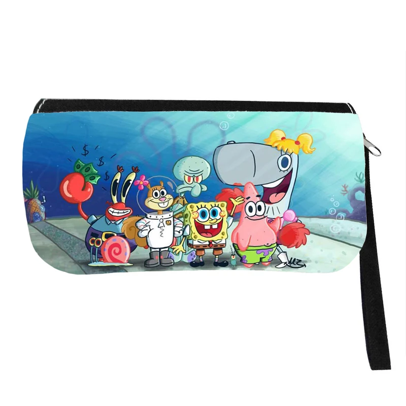 جامدادی پاد آفرین مدل کارتونی طرح باب اسفنجی و دوستان کد p344