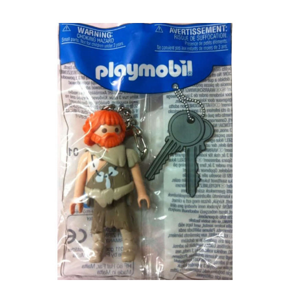 جاکلیدی دخترانه پلی موبیل مدل keychain انسان اولیه