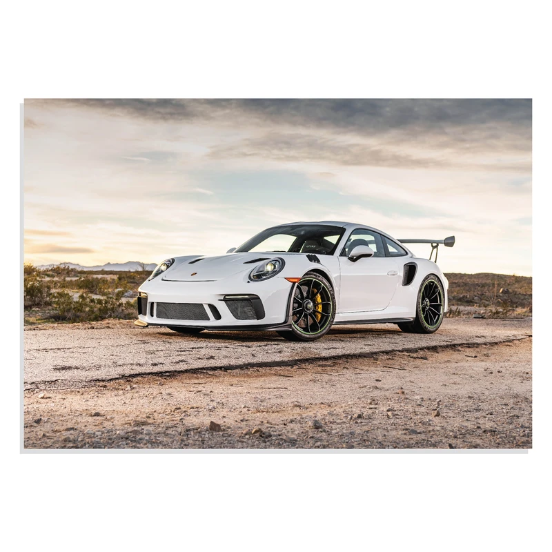 پوستر  طرح ماشین پورشه جی تی 3 - Porsche GT3 RS 2019 مدل NV0745