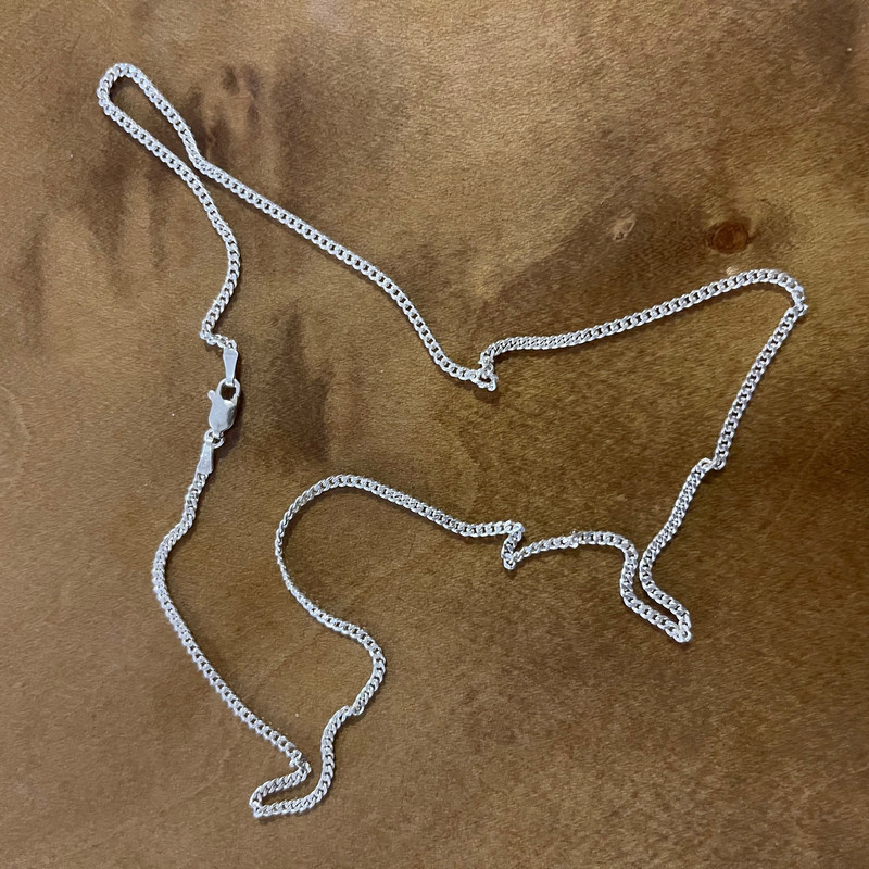 زنجیر نقره مردانه گالری ظهیرالدینی مدل CRT 55-60 GT