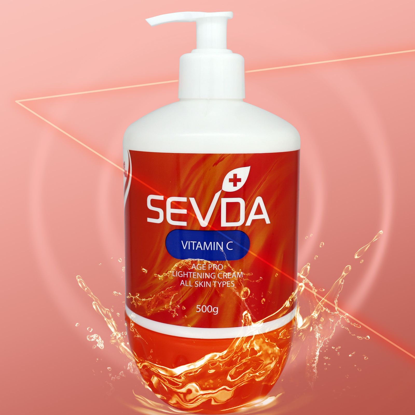 کرم آبرسان سودا مدل VITAMIN C وزن 500 گرم -  - 5