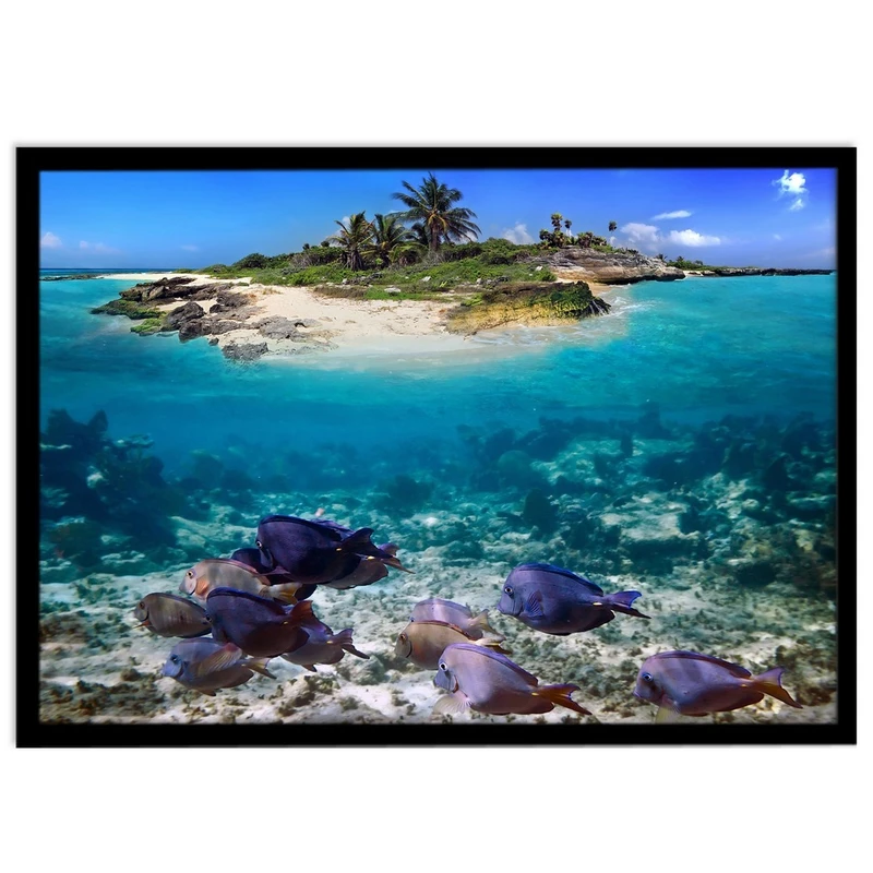 تابلو نوری بکلیت طرح اقیانوس و جزیره مدل B-S1103