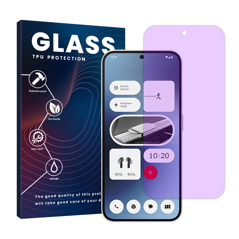 محافظ صفحه نمایش آنتی پرپل گلس مدل Resistant مناسب برای گوشی موبایل ناتینگ Phone 2a 