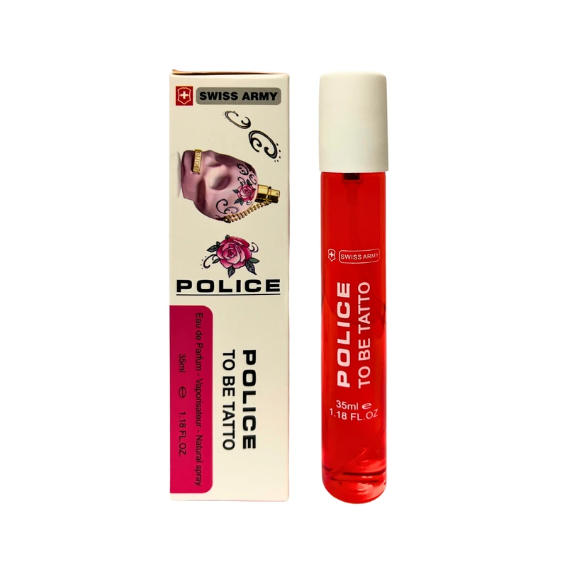 عطر جیبی زنانه سوئیس آرمی مدل POLICE To Be Tattoo  حجم 35 میلی لیتر