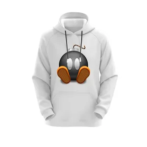 هودی زنانه مدل بمب کد J161 رنگ سفید