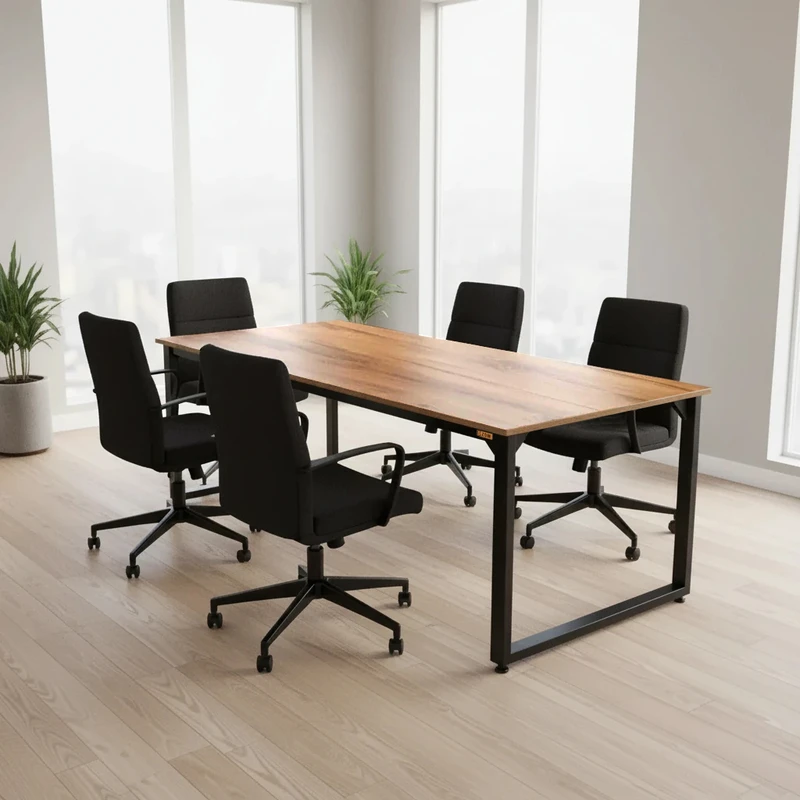 میز جلسه دیزم مدل مونتاژی TLD_asm_180×90_LIGHT