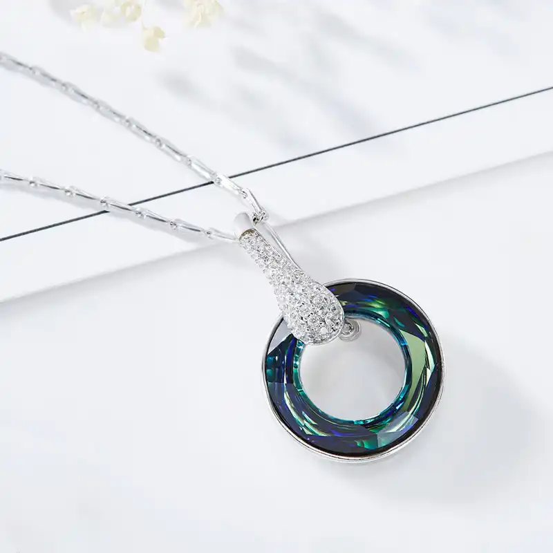 گردنبند نقره زنانه شهر جواهر مدل SJ-GN002