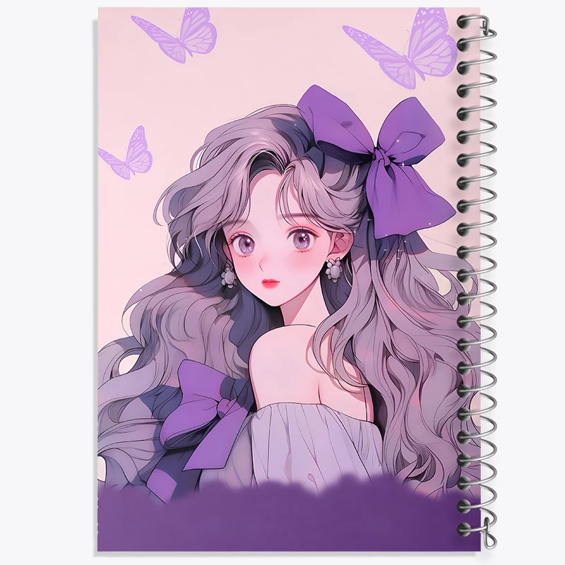 دفتر مشق 100 برگ خندالو طرح دخترانه کد N3516