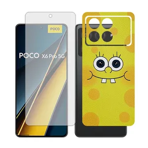 Glass Together model matte Screen Protector Suitable for Xiaomi Poco X6 Pro Mobile Phone with Back cover sticker