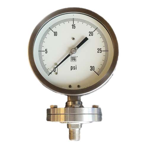 گیج فشار نووا فیما مدل 30psi-16cm-diaphragm
