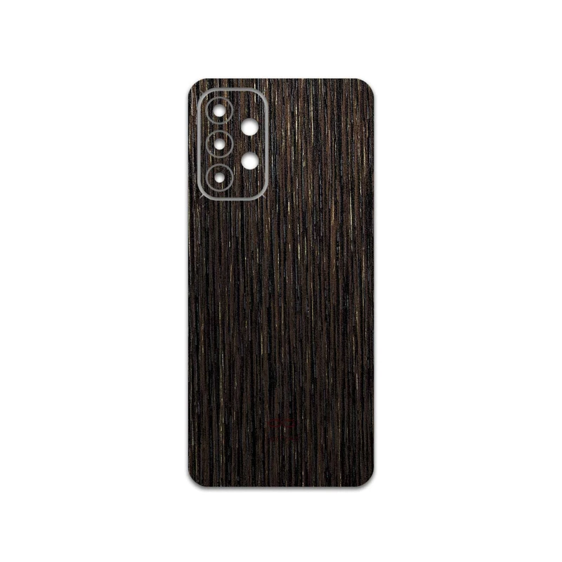 برچسب پوششی ماهوت مدل Dark-Gold-Stripes-Wood مناسب برای گوشی موبایل سامسونگ Galaxy A23