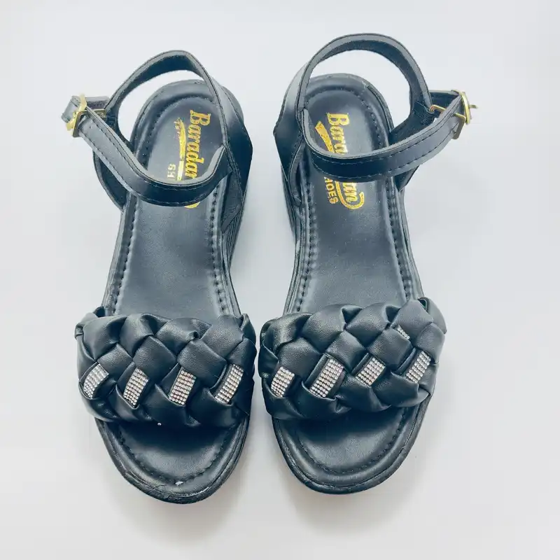 صندل زنانه مدل لژدار چرمی