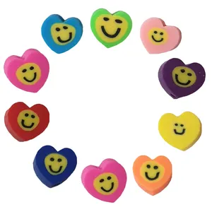 مهره دستبند مدل قلب خندان فیمو کد AD 120 مجموعه 10 عددی