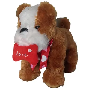 عروسک طرح سگ مدل Puppy Love کد SZT2/168 ارتفاع 32 سانتی‌متر