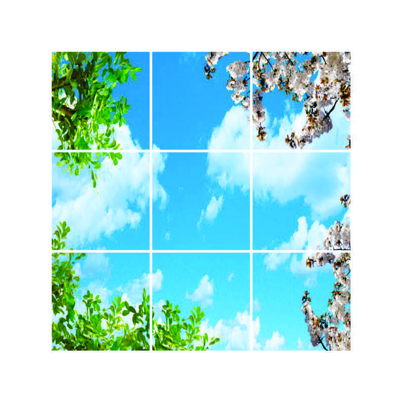تایل سقفی آسمان مجازی مدل S32 سایز 60*60 سانتی متر مجموعه 9 عددی تایل سقفی آسمان مجازی مدل S32 سایز 60*60 سانتی متر مجموعه 9 عددی