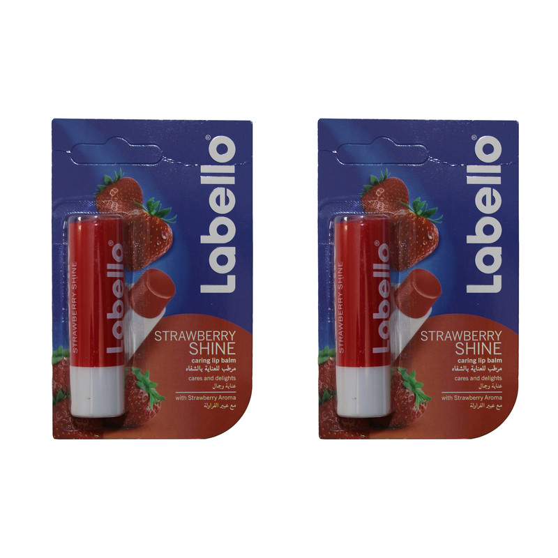 بالم لب لابلو مدل Strawberry Shine مجموعه 2 عددی بالم لب لابلو مدل Strawberry Shine مجموعه 2 عددی
