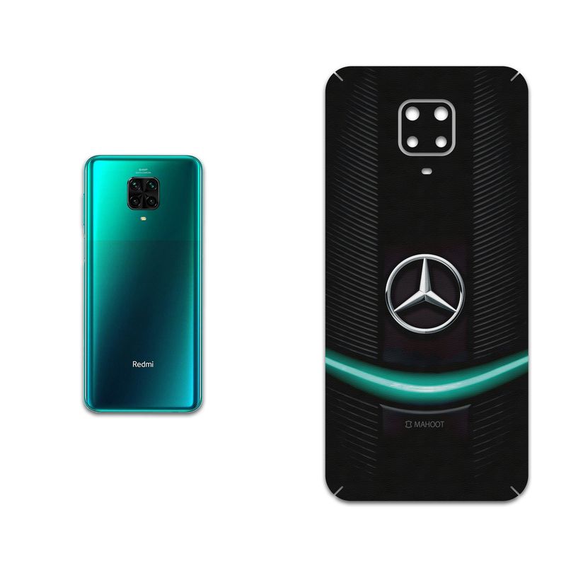 برچسب پوششی ماهوت مدل Mercedes-Benz مناسب برای گوشی موبایل شیائومی Redmi Note 9 Pro