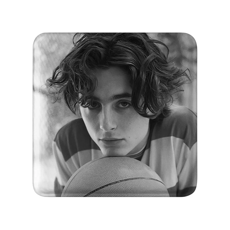 مگنت خندالو طرح تیموتی شالامی Timothée Chalamet  مدل مربعی کد 19294
